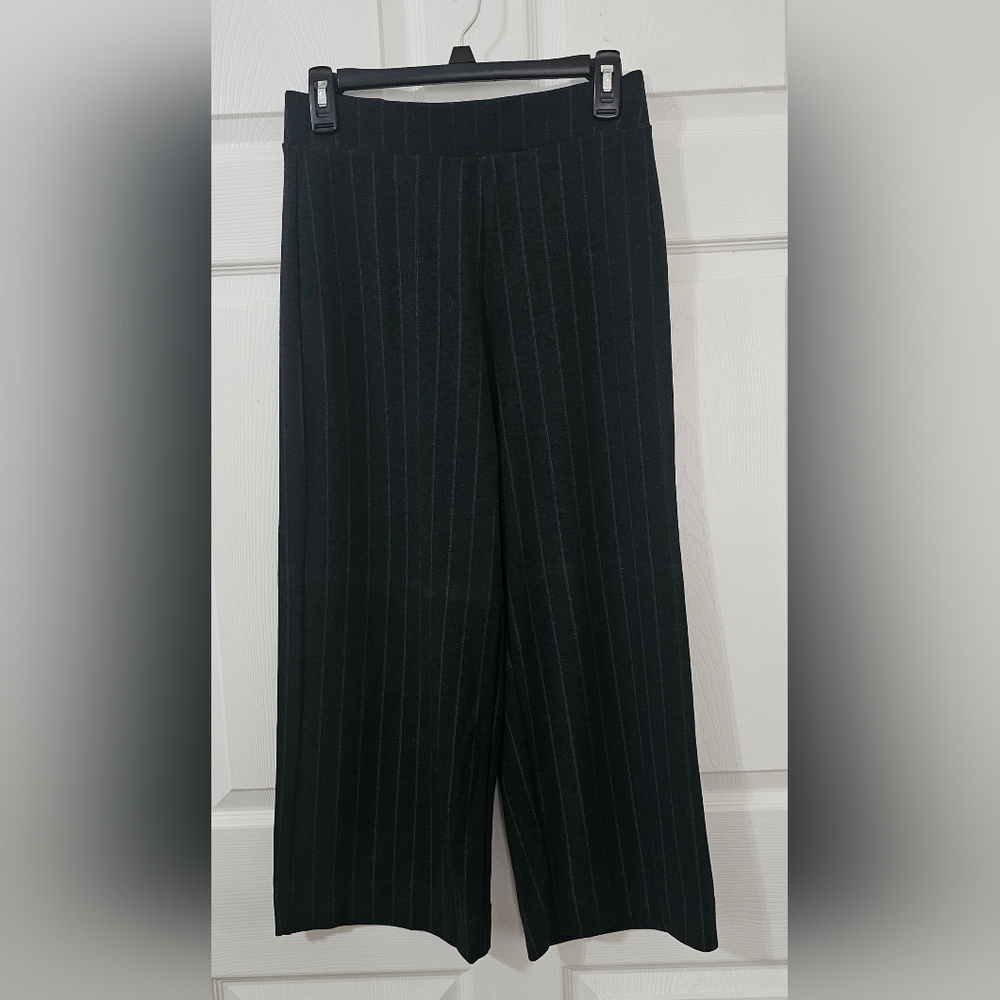 Time and Tru Black Pinstripe Pants